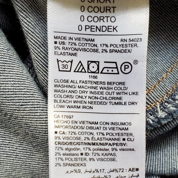 Old Navy Rockstar Medium Wash Jeggings, Size 0 Short - Picture 11 of 11